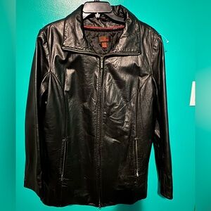 Danier Black Leather Jacket